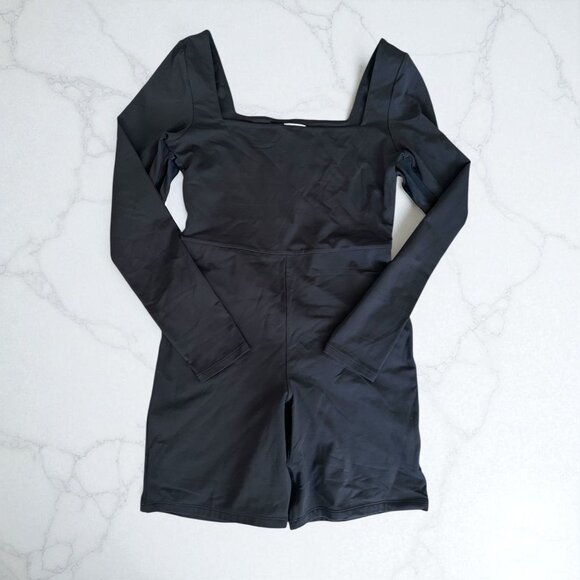 BABATON Aritizia Black Long Sleeve Contour Bodysuit Size Large - Picture 1 of 8